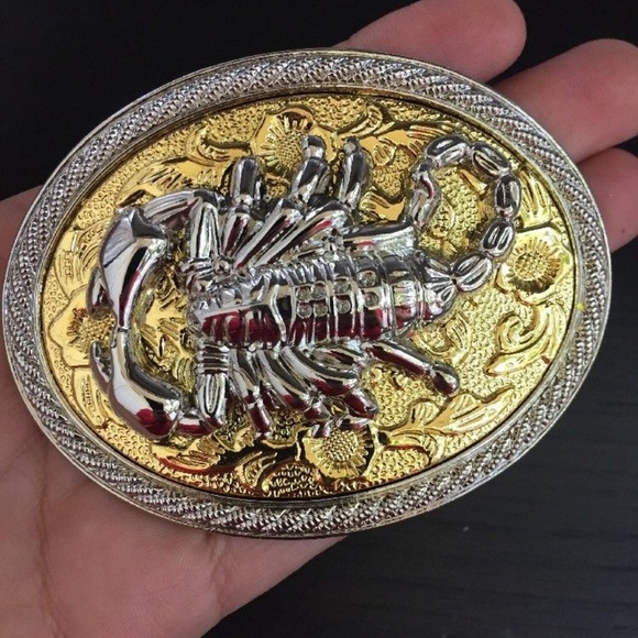 scorpion belt buckle